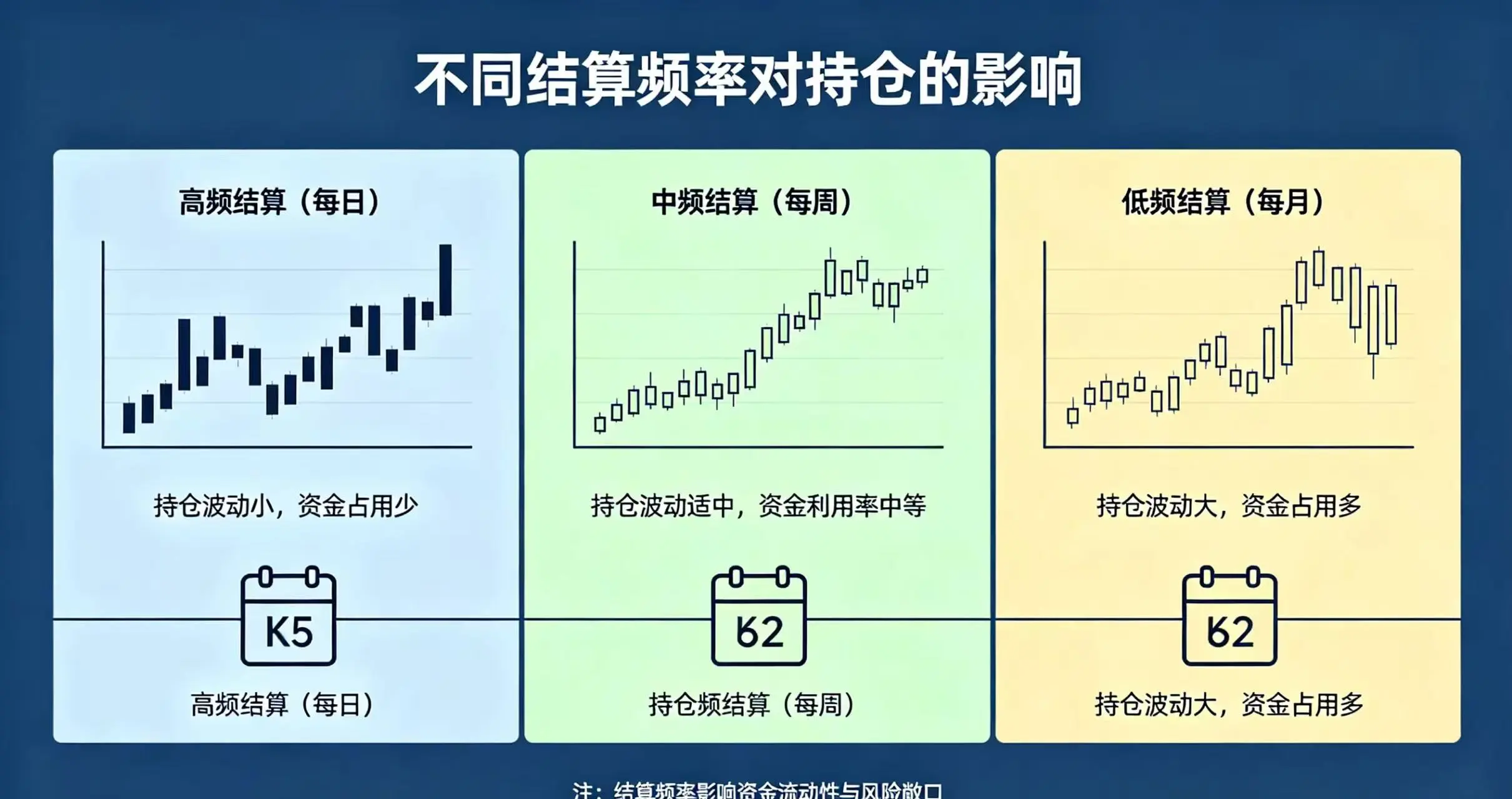 不同结算频率对持仓的影响 不同结算频率对持仓的影响