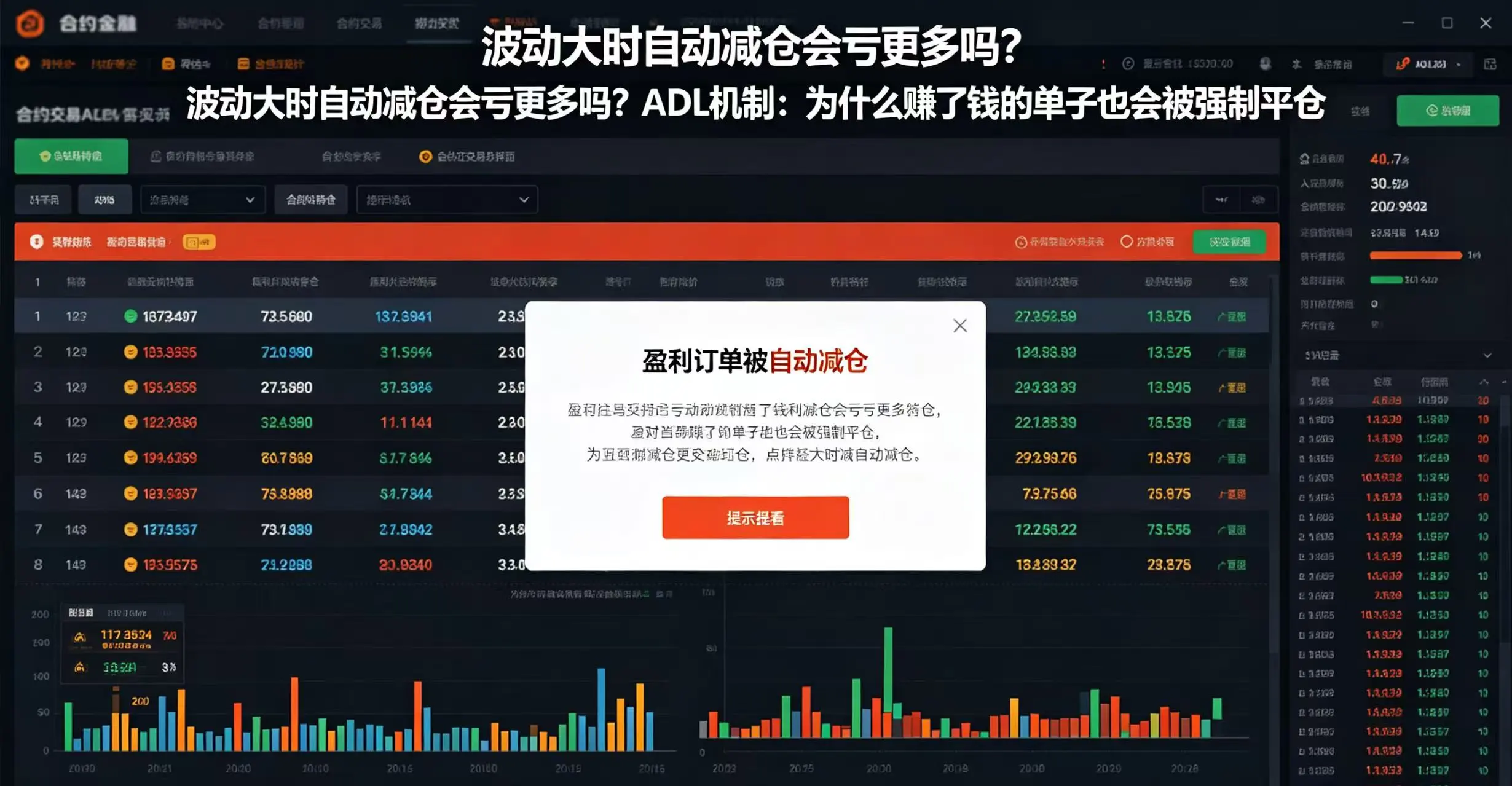 波动大时自动减仓会亏更多吗？