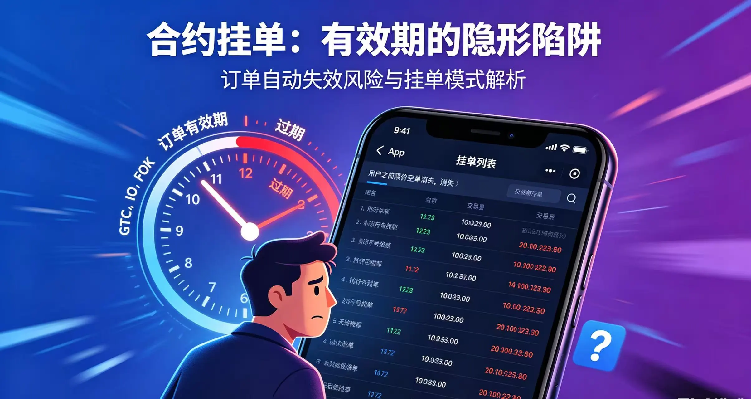 合约挂单长期未成交会失效吗？