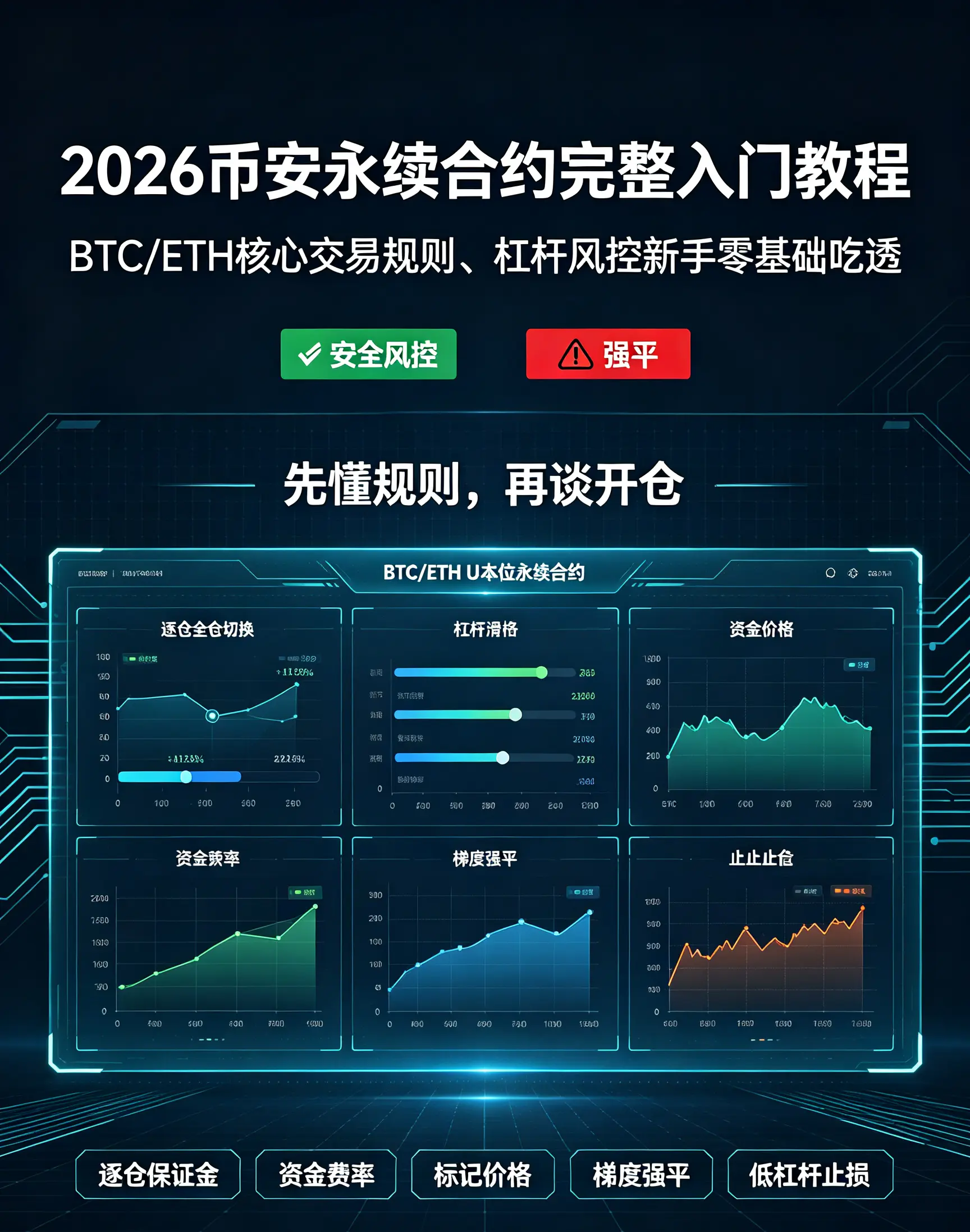 比安永续合约完整入门教程｜BTC/ETH 核心交易规则、杠杆风控新手零基础吃透