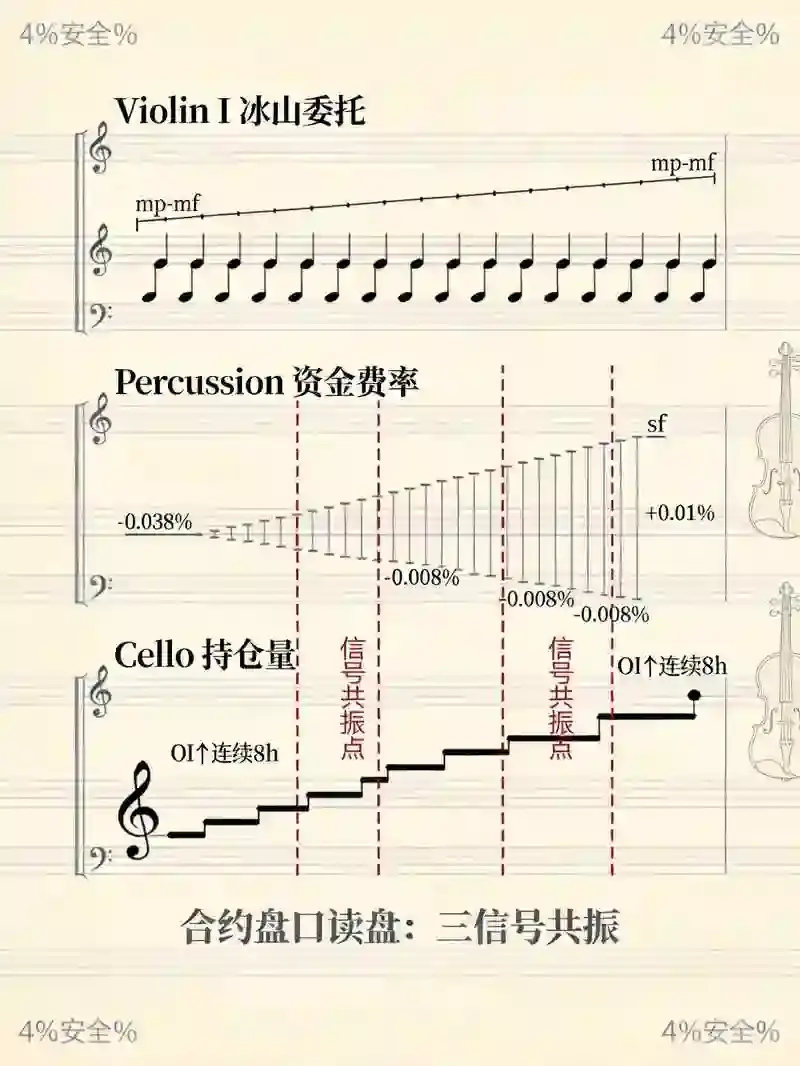 合约盘口读盘全攻略：冰山委托、资金费率、持仓异动三大核心信号，精准识别主力真实多空附实战复盘