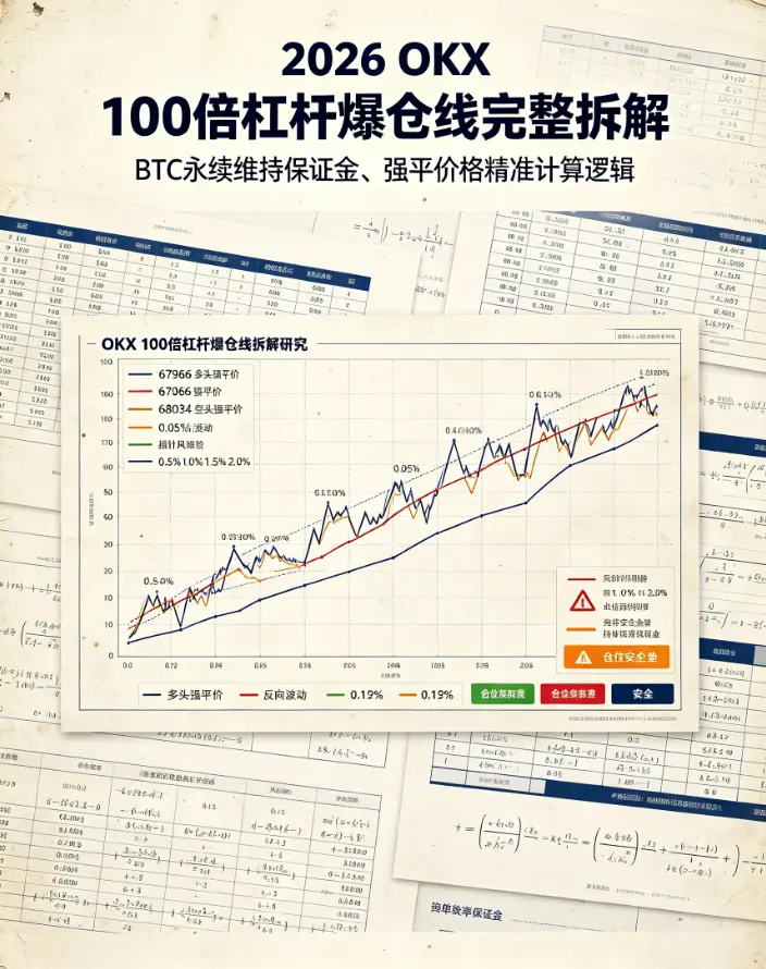 100 倍杠杆的真实爆仓线在哪？以 BTC 为例拆解维持保证金与强平价格计算逻辑
