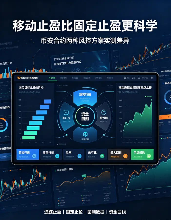 移动止盈比固定止盈更科学？在比安合约中实测两种风控方案的数据差异
