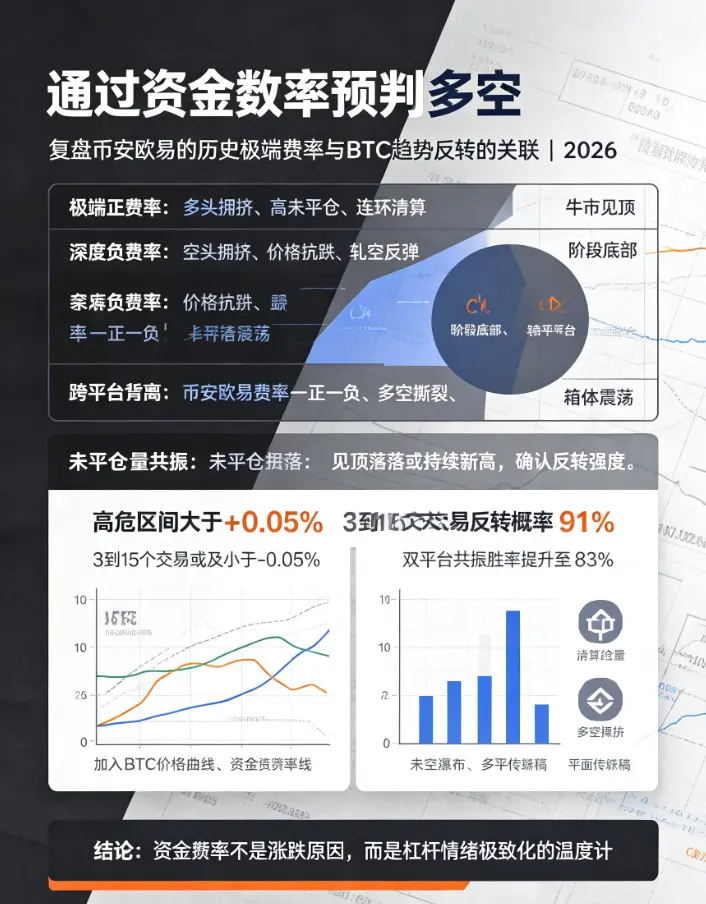 通过资金费率预判多空：复盘交易所历史极端费率与BTC趋势反转的关联