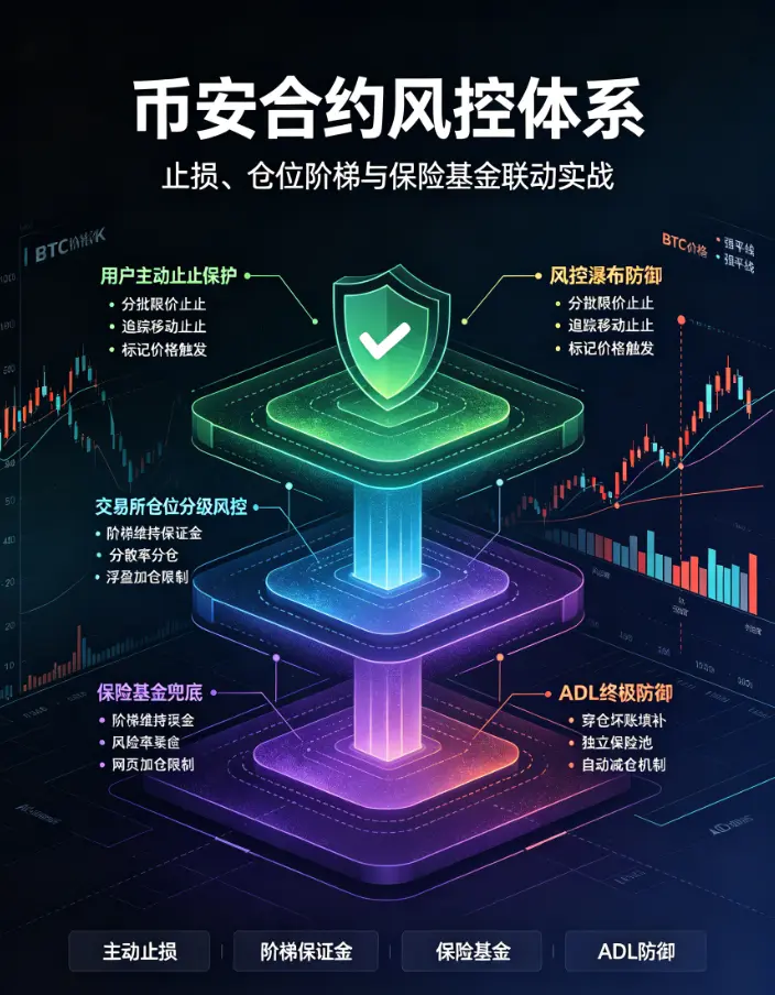 永不爆仓的比安合约风控体系：止损单、仓位阶梯与保险基金的正确联动实战